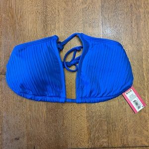 Blue Bikini Top - NEW, never worn